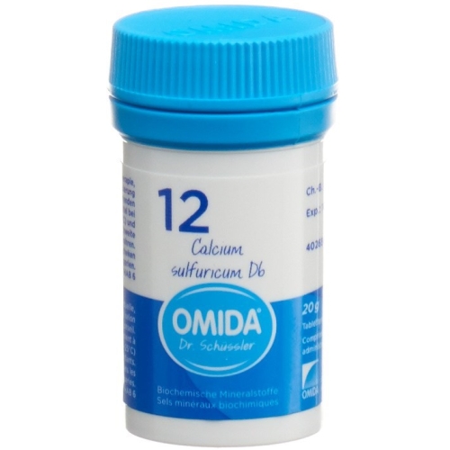 Omida Schüssler No12 Cal Sulf Tabletten D 6 20g buy online