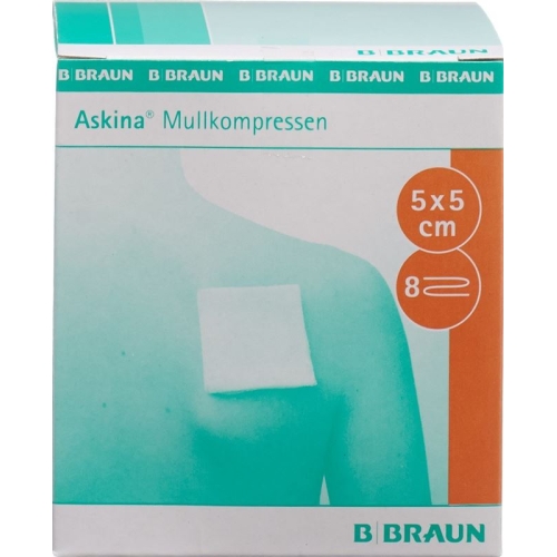 Askina Mullkompresse Steril 5cmx5cm 2x 25 Stück buy online