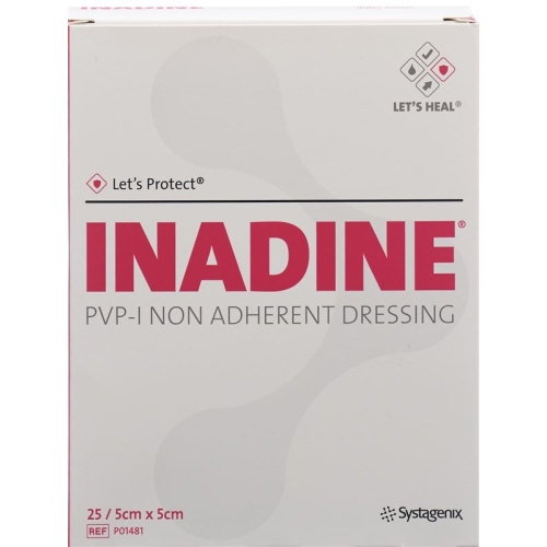 Let’s Protect Inadine Wundauflage 5x5cm 25 Beutel buy online