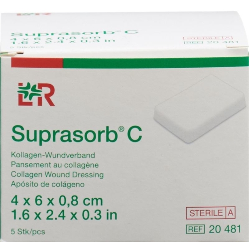 Suprasorb C Kollagenverband 4x6cm Steril 5 Stück buy online