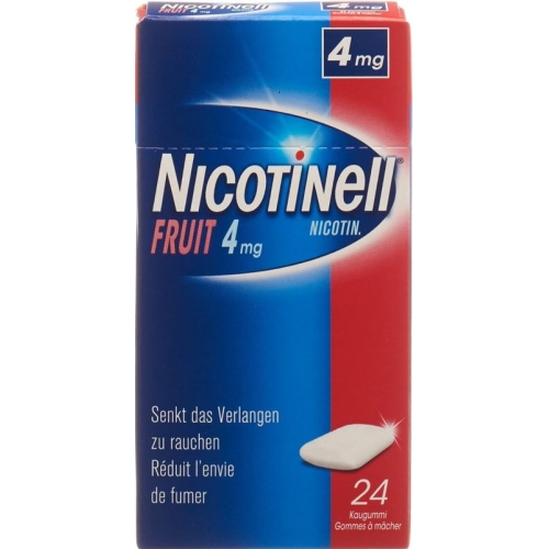 Nicotinell Fruit 4mg 24 Kaugummi buy online