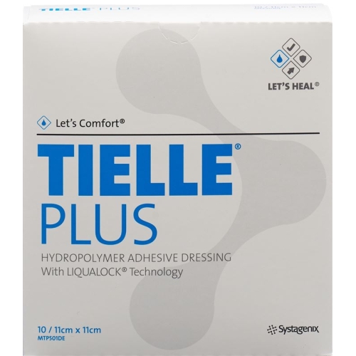 Let's Comfort Tielle Plus Hydropolymer-Verband 11x11cm 10 Beutel buy online