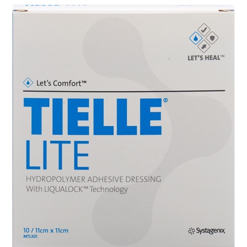 Let's Comfort Tielle Lite Hydropolymer-Verband 11x11cm 10 Beutel buy online