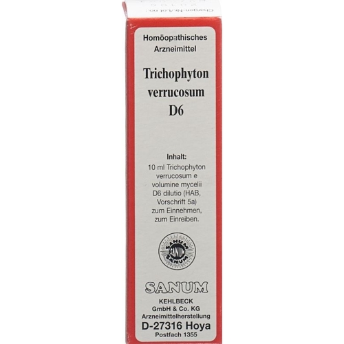 Sanum Trichophyton Verrucosum Tropfen D 6 10ml buy online