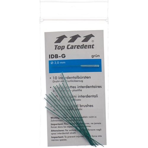 Top Caredent IDB-G Interdentalbürsten Grün 10 Stück buy online