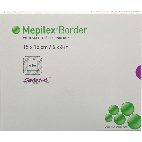 Mepilex Border Schaumverband 15x15cm Silik 5 Stück buy online