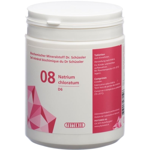 Phytomed Schüssler Nr. 8 Natr Chlor Tabletten D 6 500g buy online