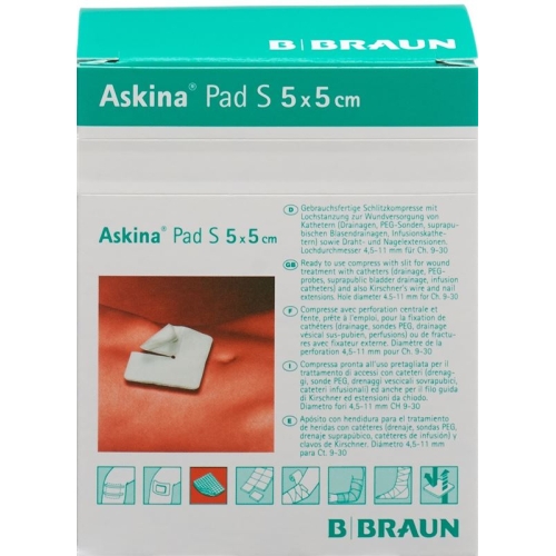 Askina Pad S Schlitzkompresse 5cmx5cm 30 Stück buy online