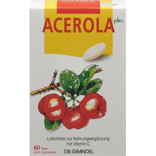 Acerola Plus Vitamin C Lutsch-Taler 60 Stück buy online