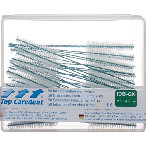 Top Caredent IDB-GK Interdentalbürsten Grün Konisch 50 Stück buy online