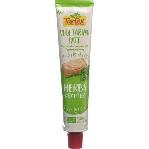 Tartex Kräuter pflanzliche Streichpastete Bio Tube 200g buy online