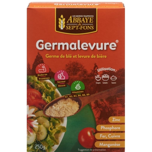 Germalevure Bierhefe Weizenkeime Pulver 250g buy online