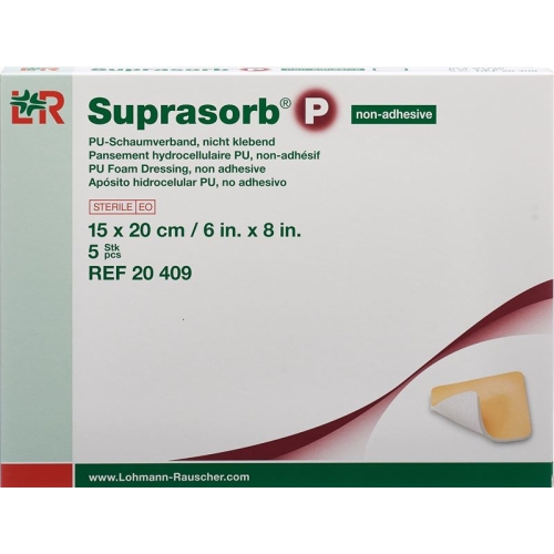 Suprasorb P Schaumverband 15x20cm nicht klebend 5 Stück buy online