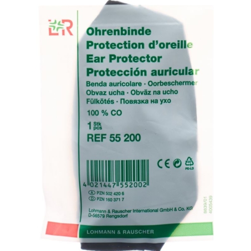 Lohmann Ohrenbinde Dreieckig Schwarz buy online