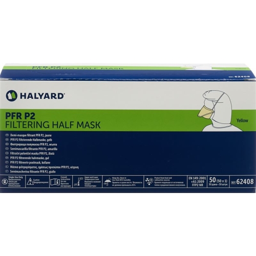 Tecnol Pfr P2 Tbc Maske Gelb 50 Stück buy online