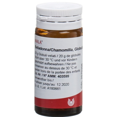 Wala Belladonna/chamomilla Globuli 20g buy online