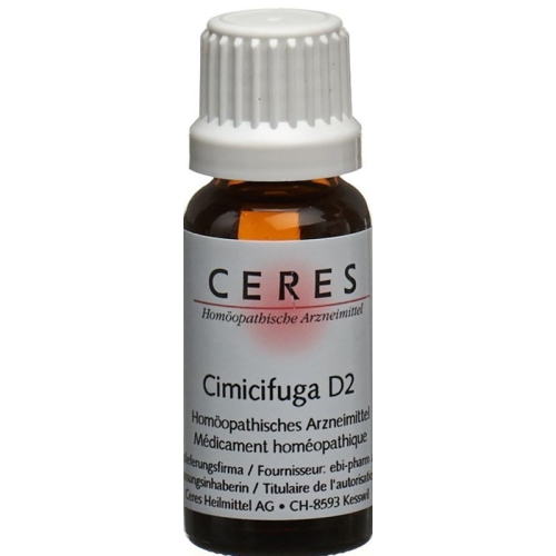 Ceres Cimicifuga D 2 Dilution 20ml buy online