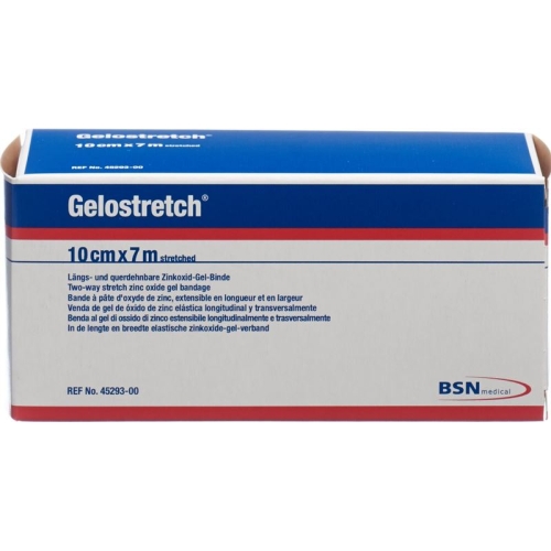 Gelostretch zinc gel bandage 7mx10cm buy online