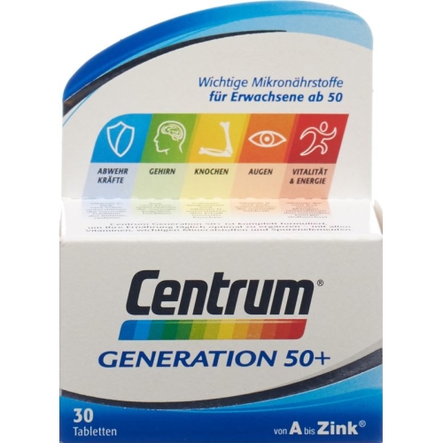 Centrum Generation 50+ von A bis Zink 30 Tabletten buy online