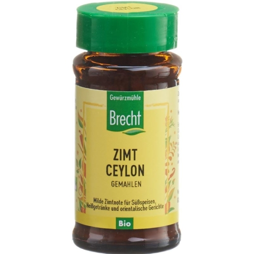 Brecht Zimt Ceylon Gemahlen Bio Glas 30g buy online