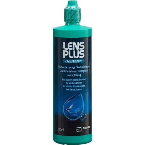 Lens Plus OcuPure Kochsalzlösung 240ml buy online