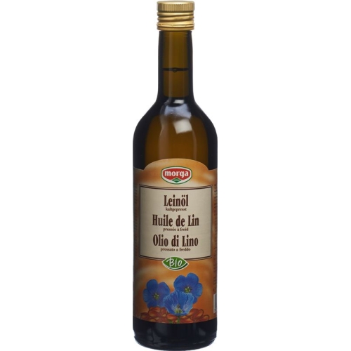 Morga Bio Leinöl Kaltgepresst Flasche 5dl buy online