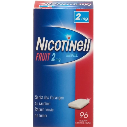 Nicotinell Fruit 2mg 96 Kaugummi buy online