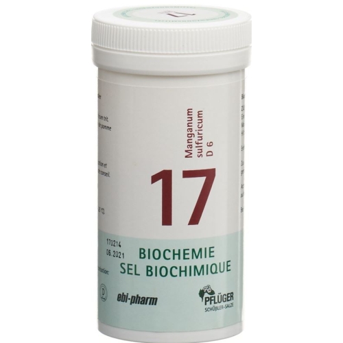 Pflueger Schüssler Nr. 17 Mang Sulf Tabletten D 6 100g buy online