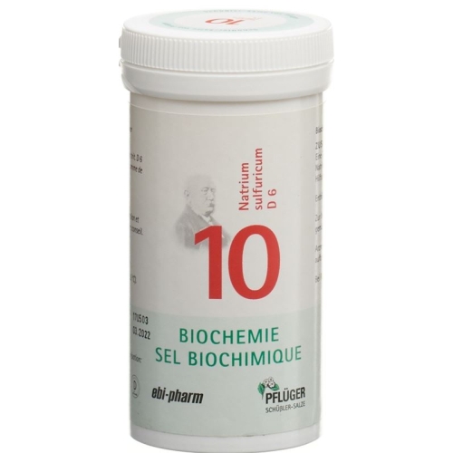 Pflueger Schüssler Nr. 10 Natr Sulf Tabletten D 6 100g buy online