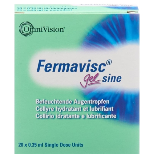 Fermavisc Gel Sine Augentropfen 20 Monodosen 0.35ml buy online