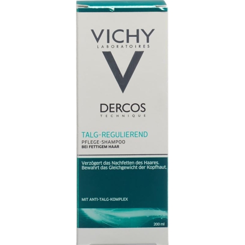 Vichy Dercos Shampoo sebum regulating oily hair 200ml buy online