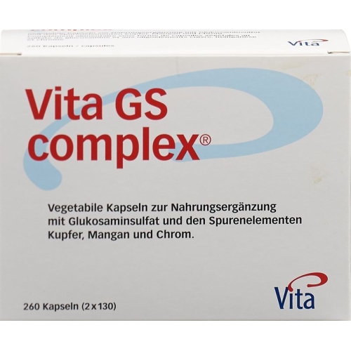 Vita GS Complex Glukosaminsulfat Kapseln 260 Stück buy online