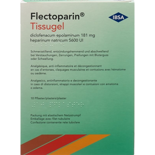 Flectoparin Tissugel 10 Pflaster buy online