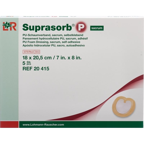 Suprasorb P Schaumverb 18x20.5cm Sacrum Kleb 5 Stück buy online