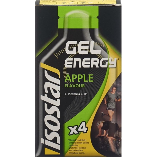 Isostar Energy Gel Apple 4 sachets 35g buy online