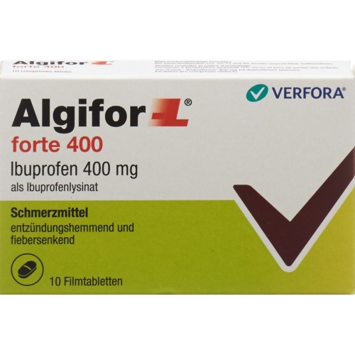 Algifor L forte 400mg 10 Filmtabletten buy online