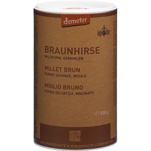 Naturkraftwerke Braunhirse Wild Pulver Demet 500g buy online