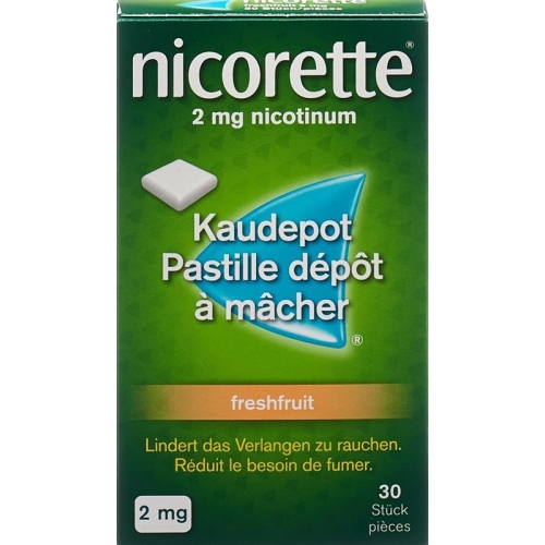 Nicorette Freshfruit 2mg 30 Kaugummi buy online