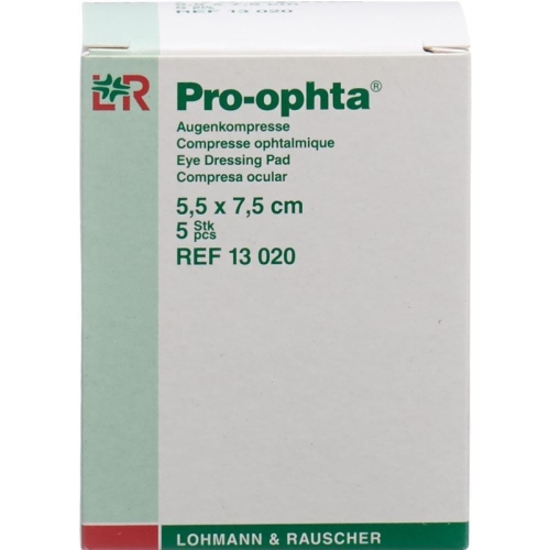 Pro Ophta Augenkomp 5.5x7.5cm Ungeschweisst 5 Stück buy online