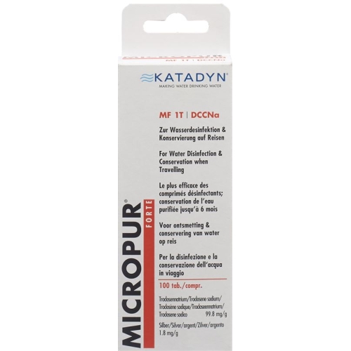 Katadyn Micorpur Forte MF 1T DCCNa 100 Tabletten buy online