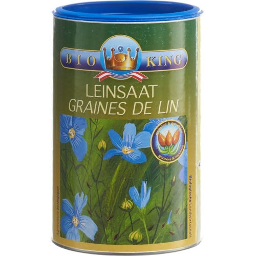 Bio King Leinsaat Gekeimt & Gemahlen 450g buy online