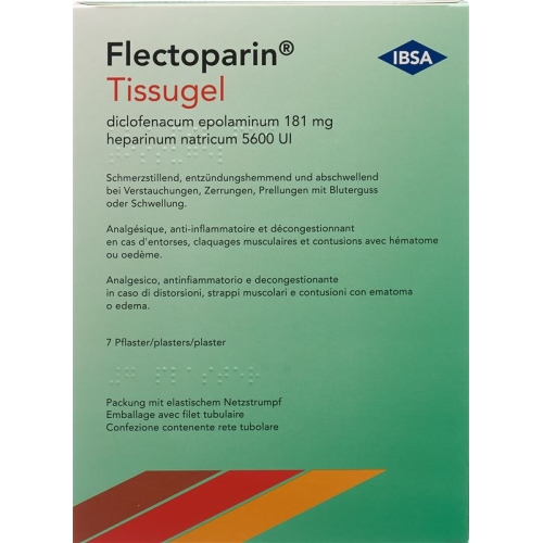 Flectoparin Tissugel 7 Pflaster buy online