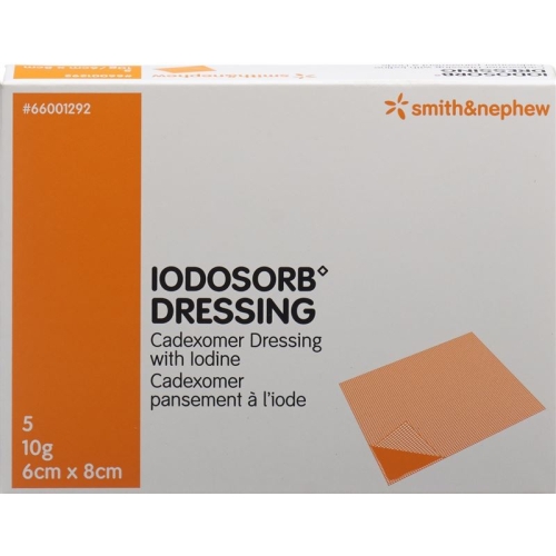 Iodosorb Dressing 10g 6x8cm 5 Stück buy online