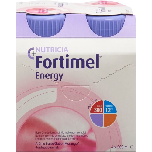 Fortimel Energy Erdbeer 4x 200ml buy online