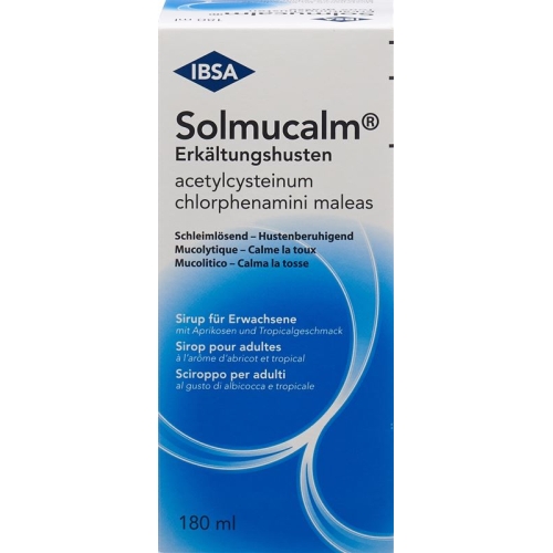 Solmucalm Erkältungshusten für Erwachsene 180ml buy online