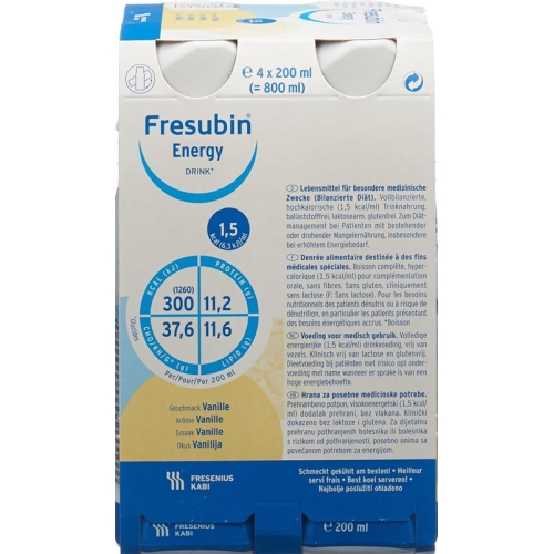 Fresubin Energy Drink Vanille 4x 200ml buy online