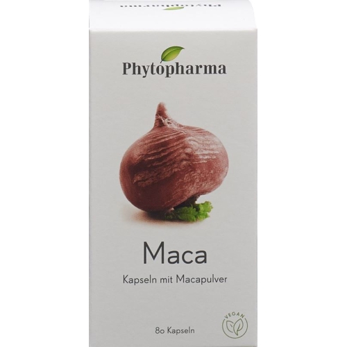 Phytopharma Maca Kapseln 409mg Pflanzlich 80 Stück buy online