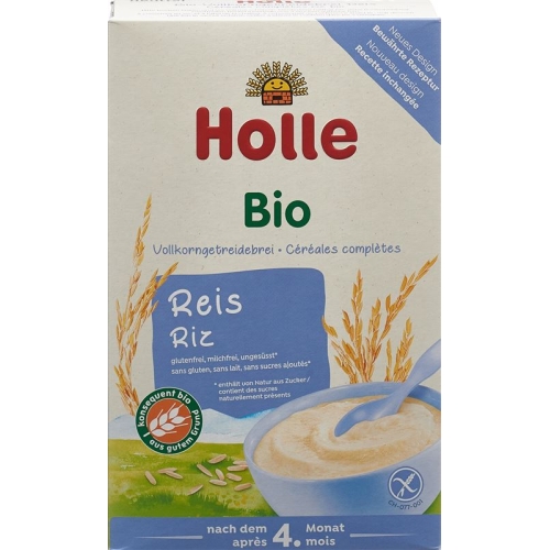 Holle Babybrei Reisflocken Bio 4m 250g buy online