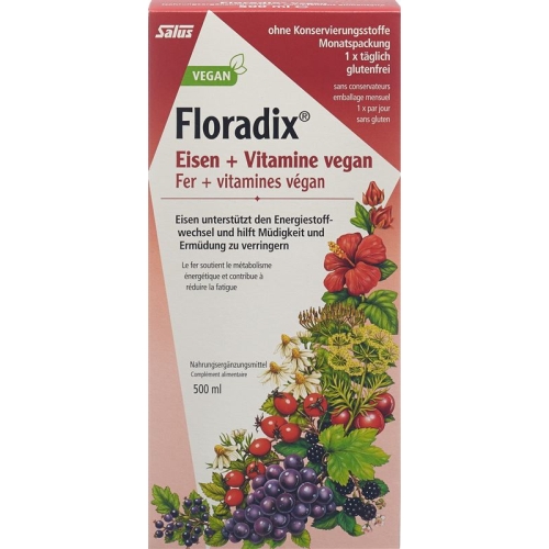 Floradix HA Vitamins + Organic Iron 500 ml