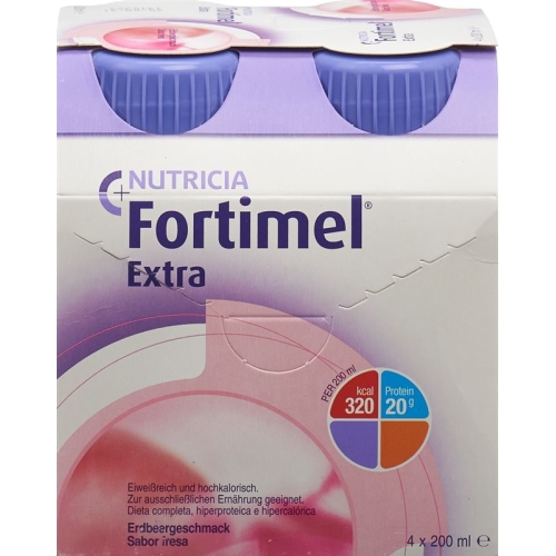 Fortimel Extra Erdbeere 4x 200ml buy online